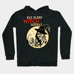 spooky Halloween creepy witch Hoodie